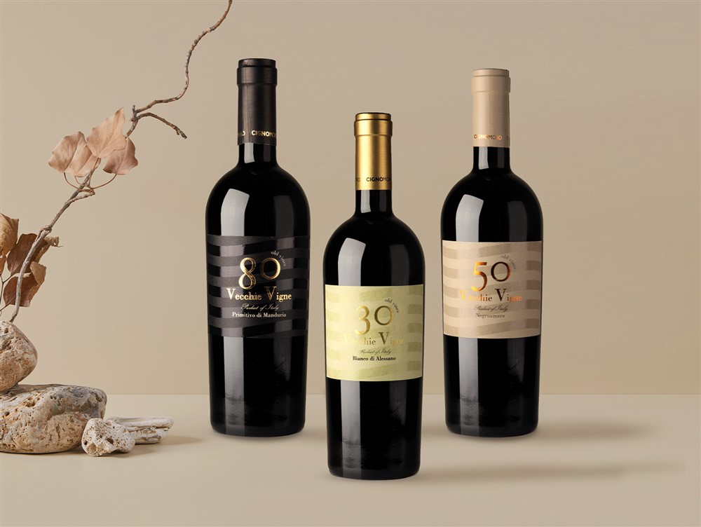 Collezione vino Vecchie Vigne_Cignomoro_Boutique winery Puglia